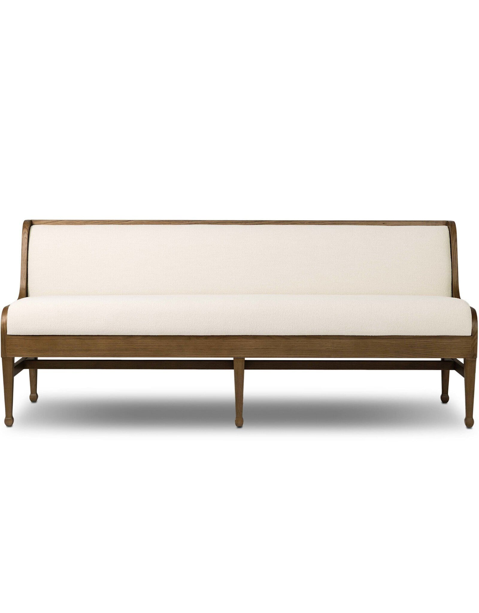 Priscilla Dining Bench- 74", Crypton Wayfarer Snow