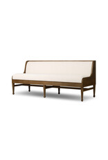 Priscilla Dining Bench- 74", Crypton Wayfarer Snow