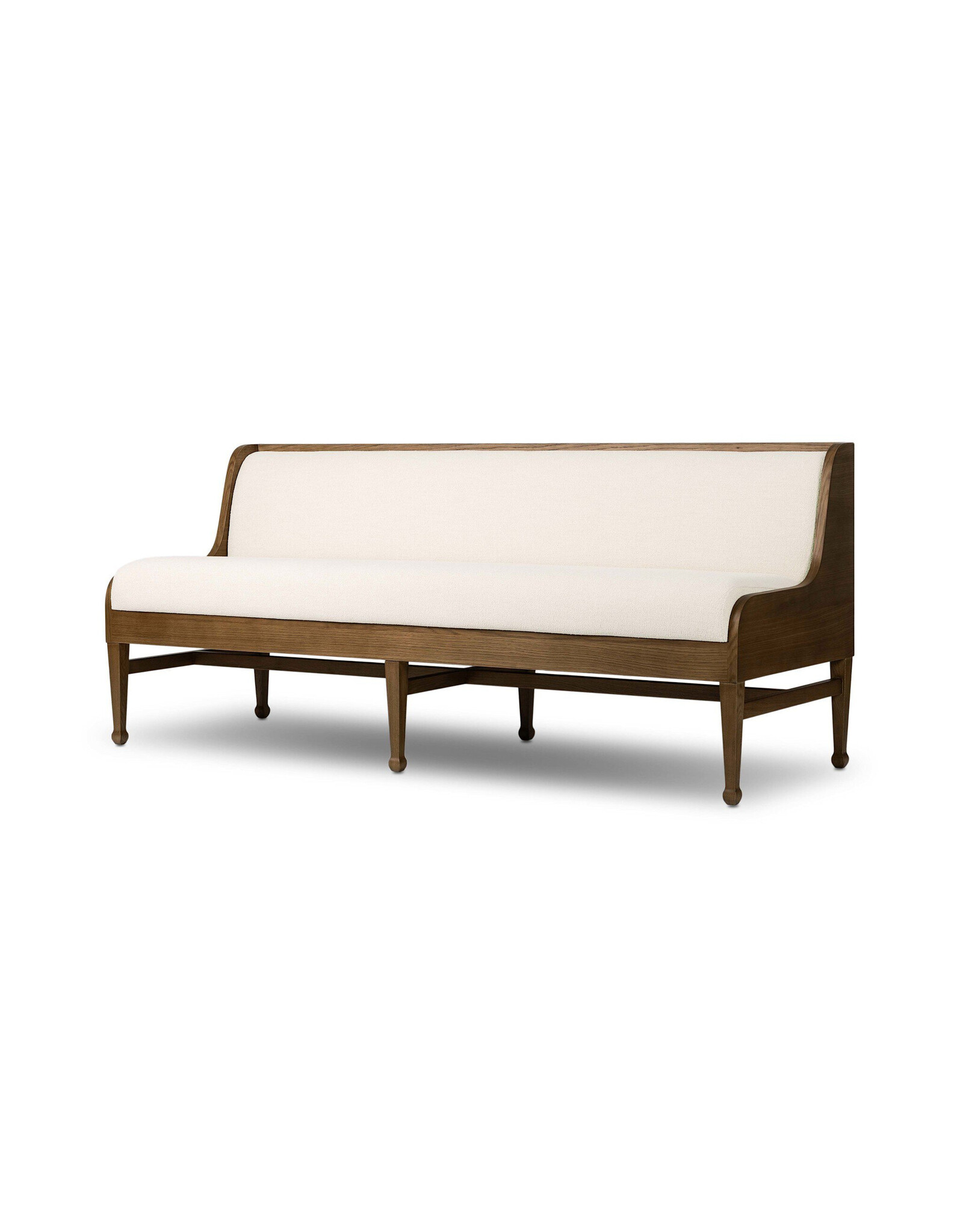 Priscilla Dining Bench- 74", Crypton Wayfarer Snow
