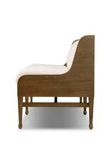Priscilla Dining Bench- 74", Crypton Wayfarer Snow