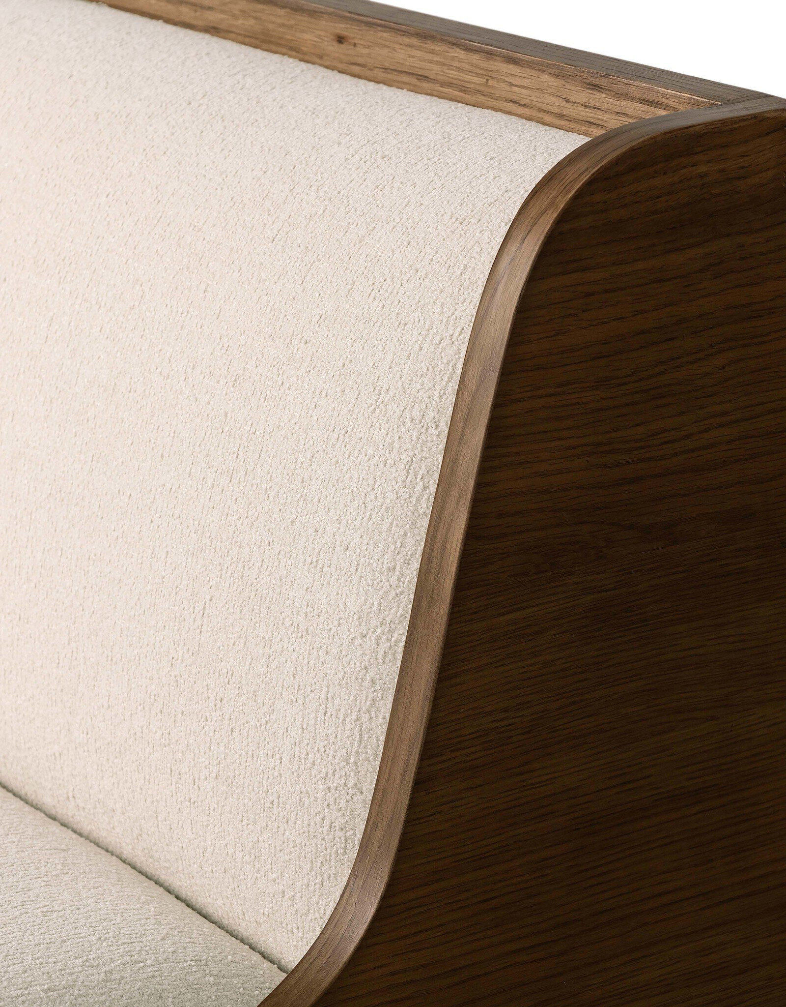 Priscilla Dining Bench- 74", Crypton Wayfarer Snow