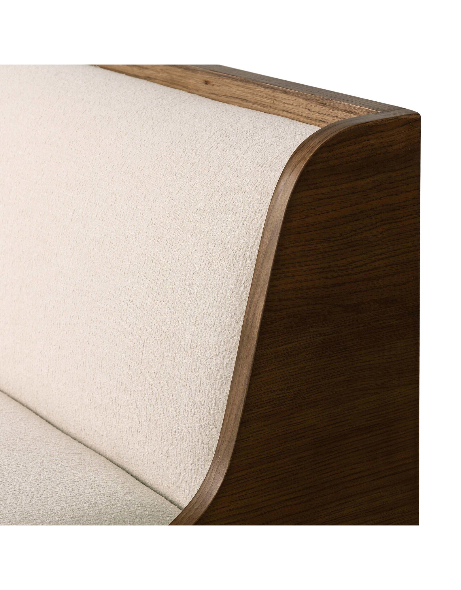Priscilla Dining Bench- 74", Crypton Wayfarer Snow