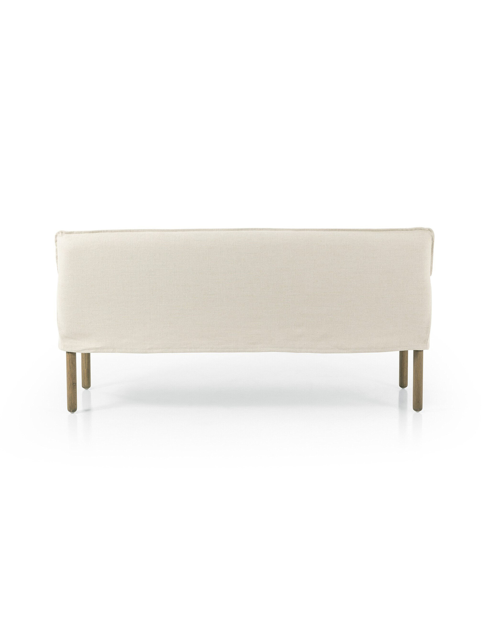 Addington Slipcover Bench, Brussels Natural