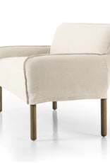 Addington Slipcover Bench, Brussels Natural