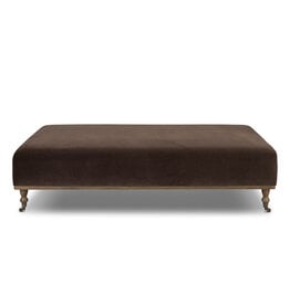 Harlin Cocktail Ottoman, Surrey Cocoa