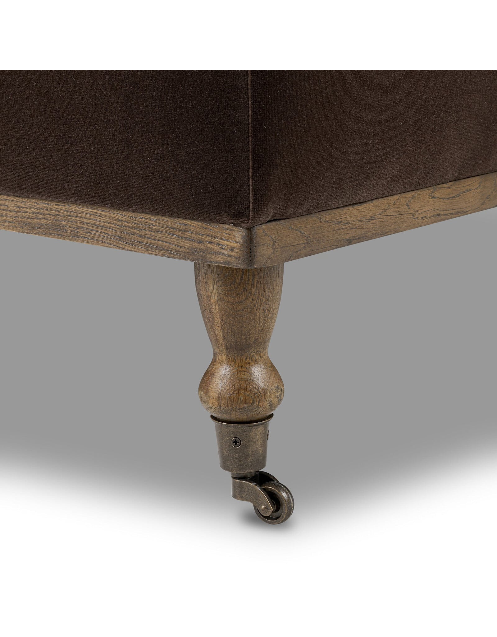 Harlin Cocktail Ottoman, Surrey Cocoa