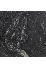 Corbett End Table in Polished Black Marble