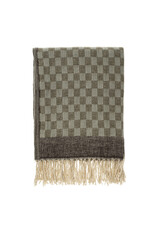 Checkered Jacquard Throw, Dawn
