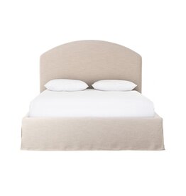Oasley Slipcover King Bed in Savoy Parchment