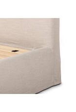Oasley Slipcover King Bed in Savoy Parchment
