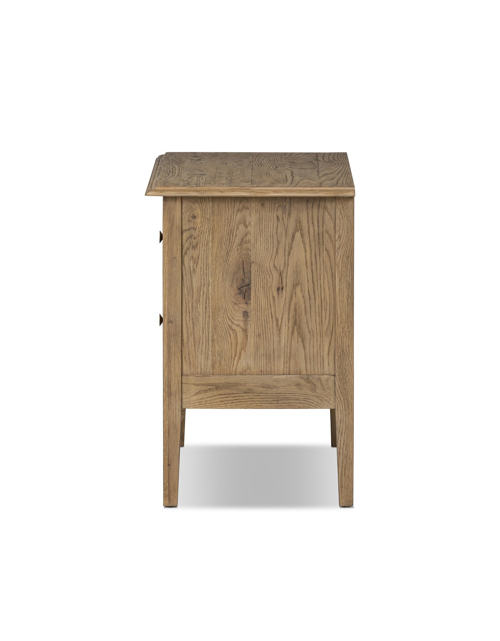 Maggie Nightstand in Aged Smoked Oak Resawn