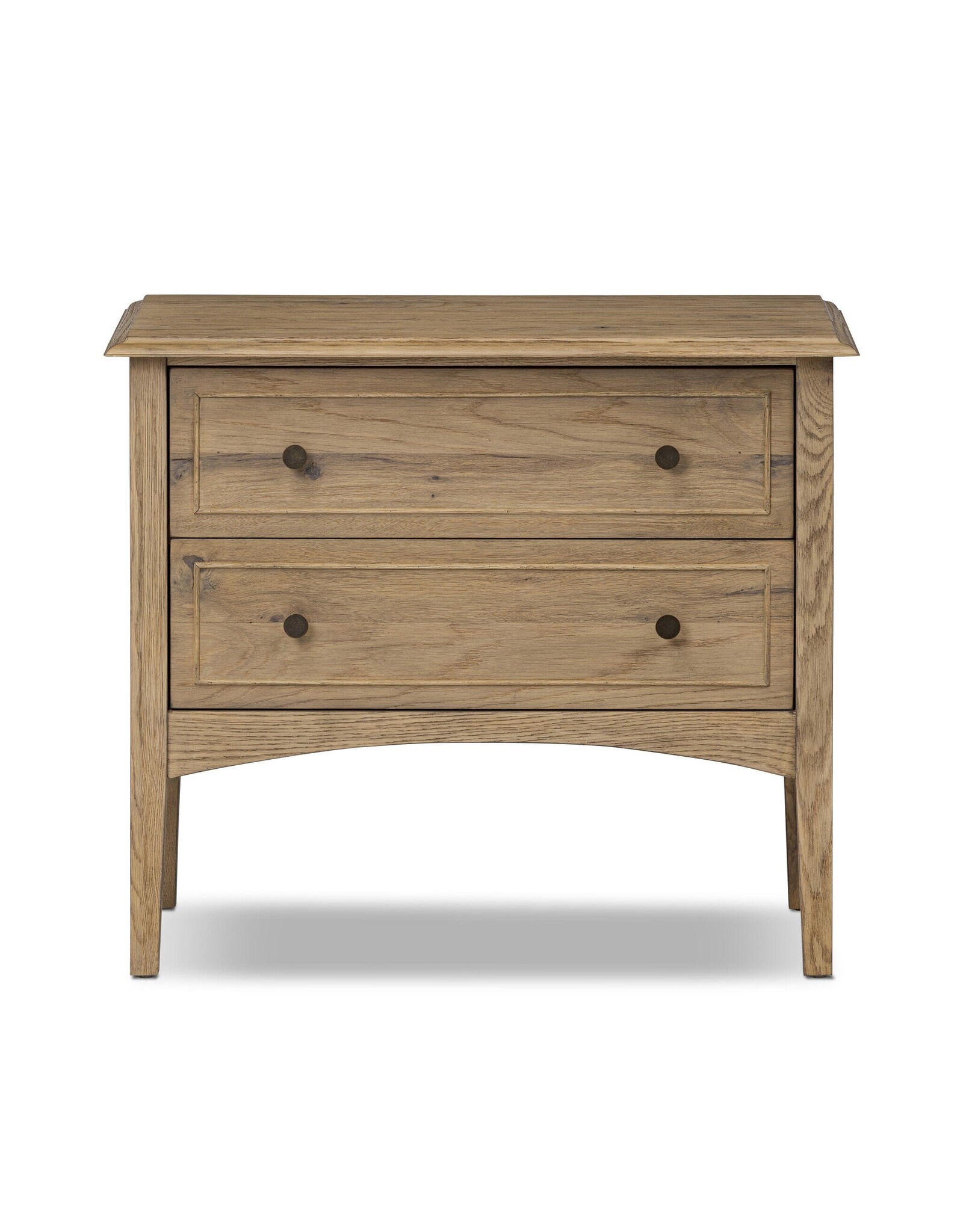 Maggie Nightstand in Aged Smoked Oak Resawn