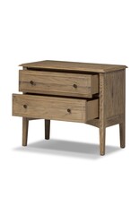 Maggie Nightstand in Aged Smoked Oak Resawn