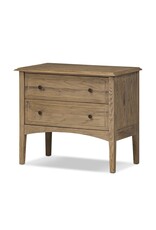 Maggie Nightstand in Aged Smoked Oak Resawn