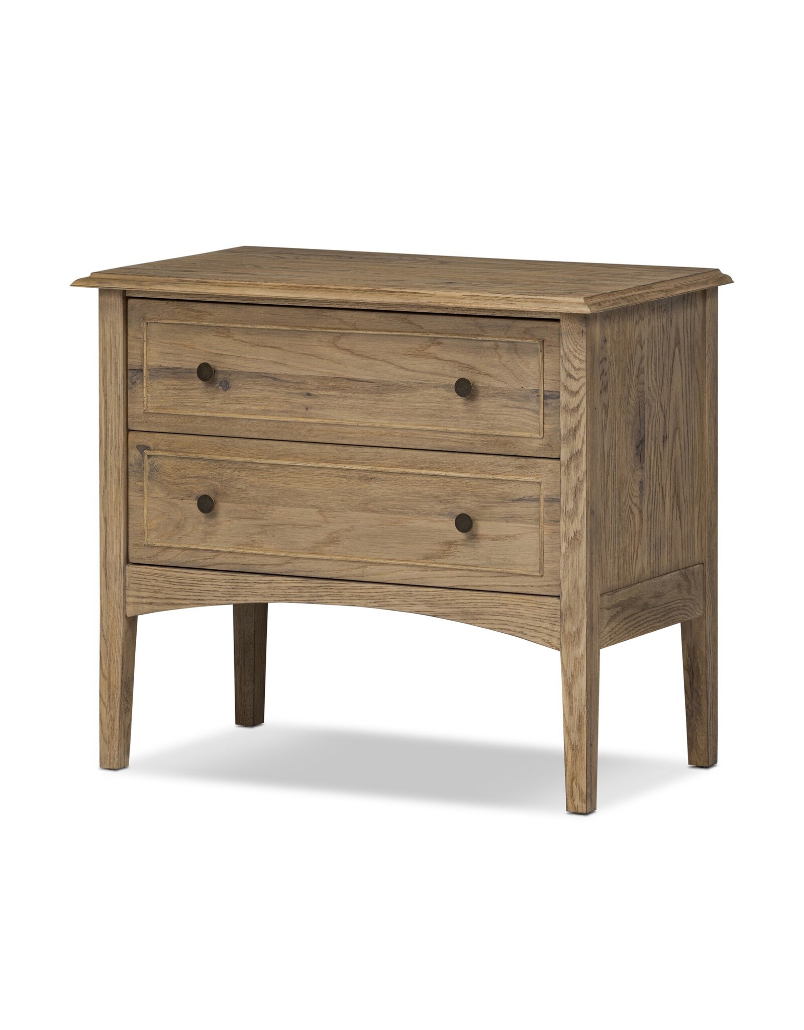 Maggie Nightstand in Aged Smoked Oak Resawn