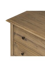 Maggie Nightstand in Aged Smoked Oak Resawn