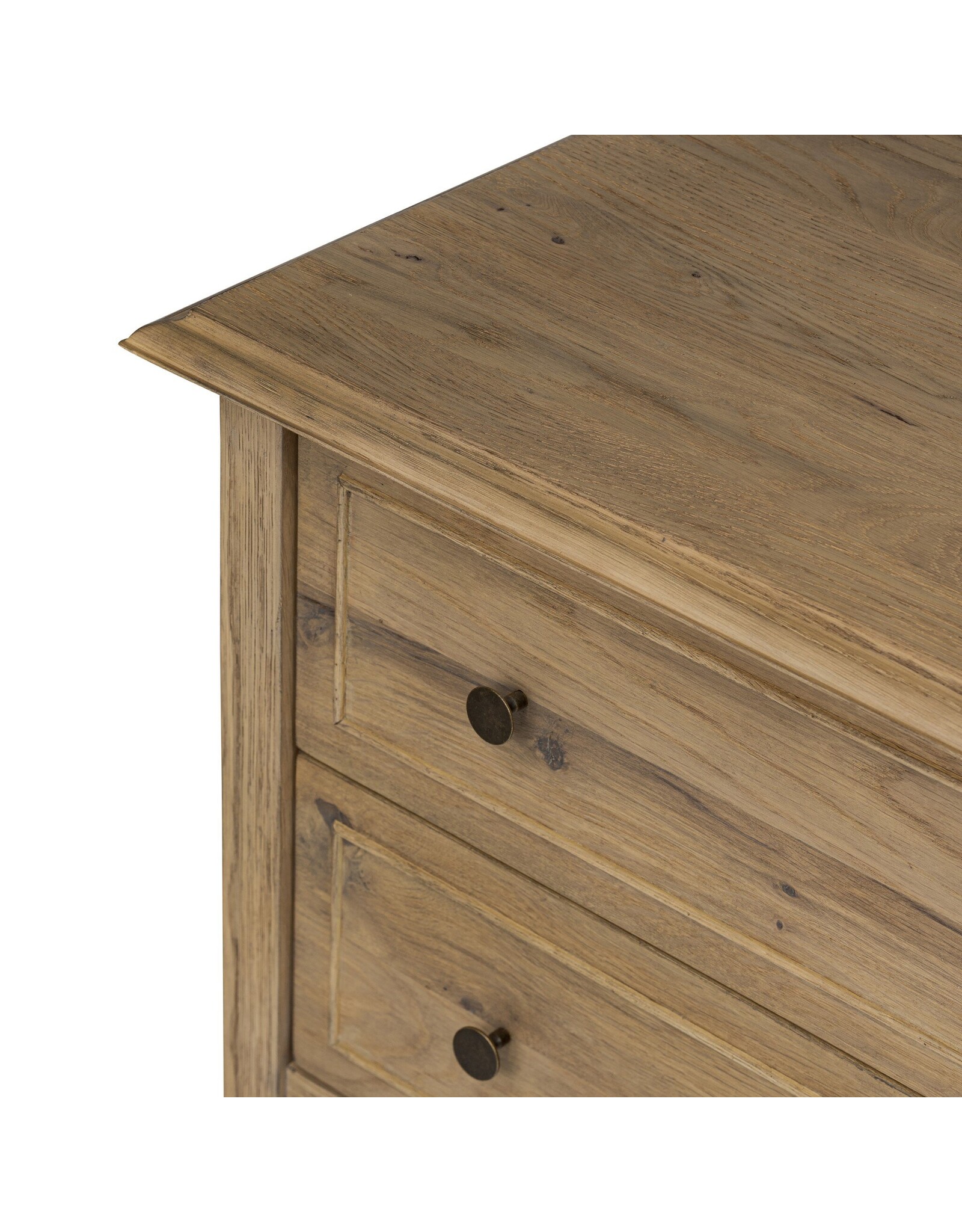 Maggie Nightstand in Aged Smoked Oak Resawn