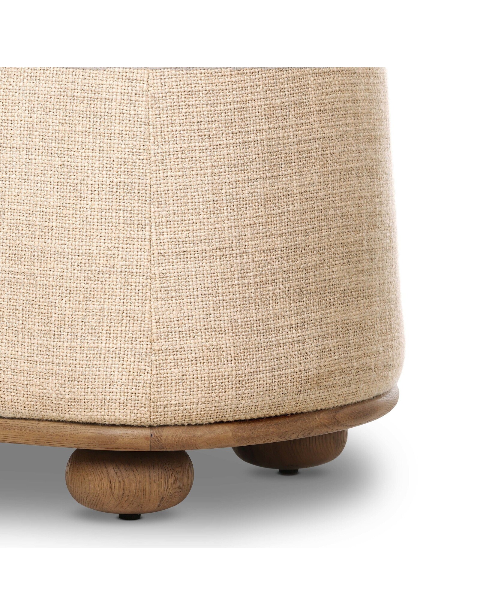 Bilbury Oval Ottoman, Saxon Sand