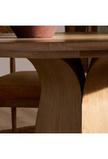 Isabella Dining Table, Warm Natural Oak Veneer