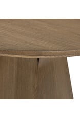 Isabella Dining Table, Warm Natural Oak Veneer