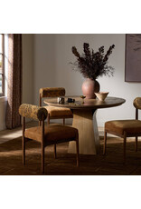 Isabella Dining Table, Warm Natural Oak Veneer