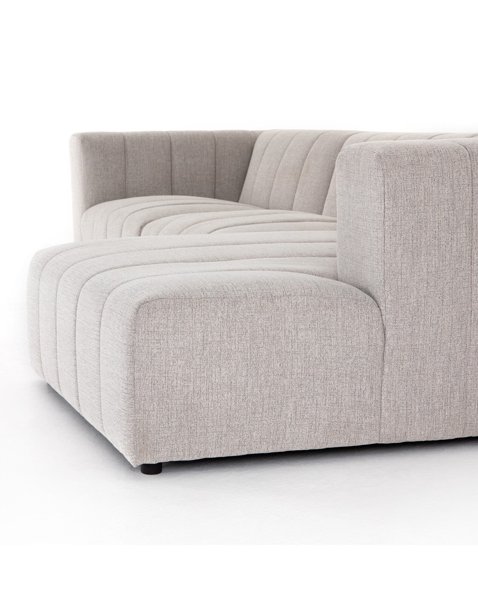 Langham 3 Piece Sectional in Nappa Sandstone