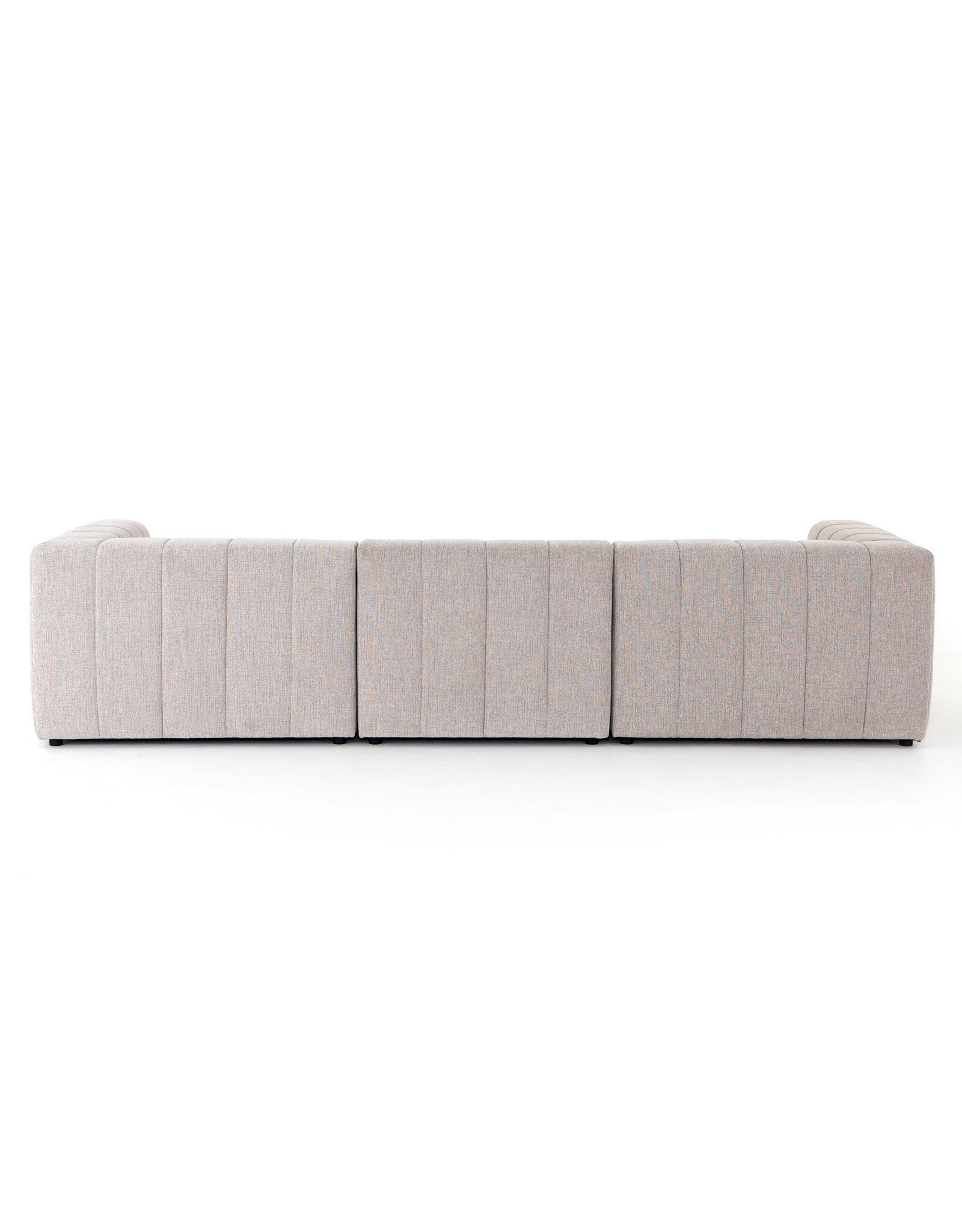 Langham 3 Piece Sectional in Nappa Sandstone
