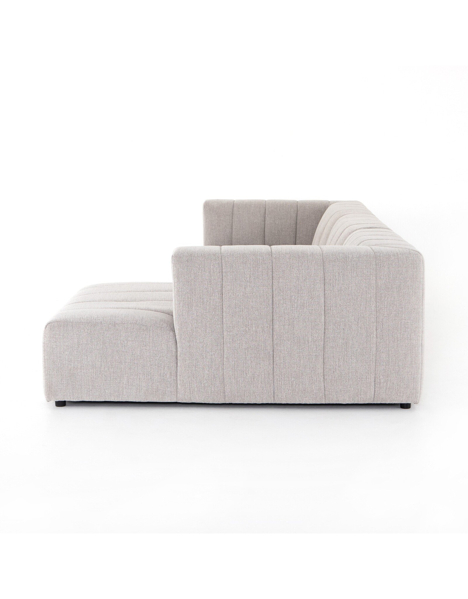 Langham 3 Piece Sectional in Nappa Sandstone