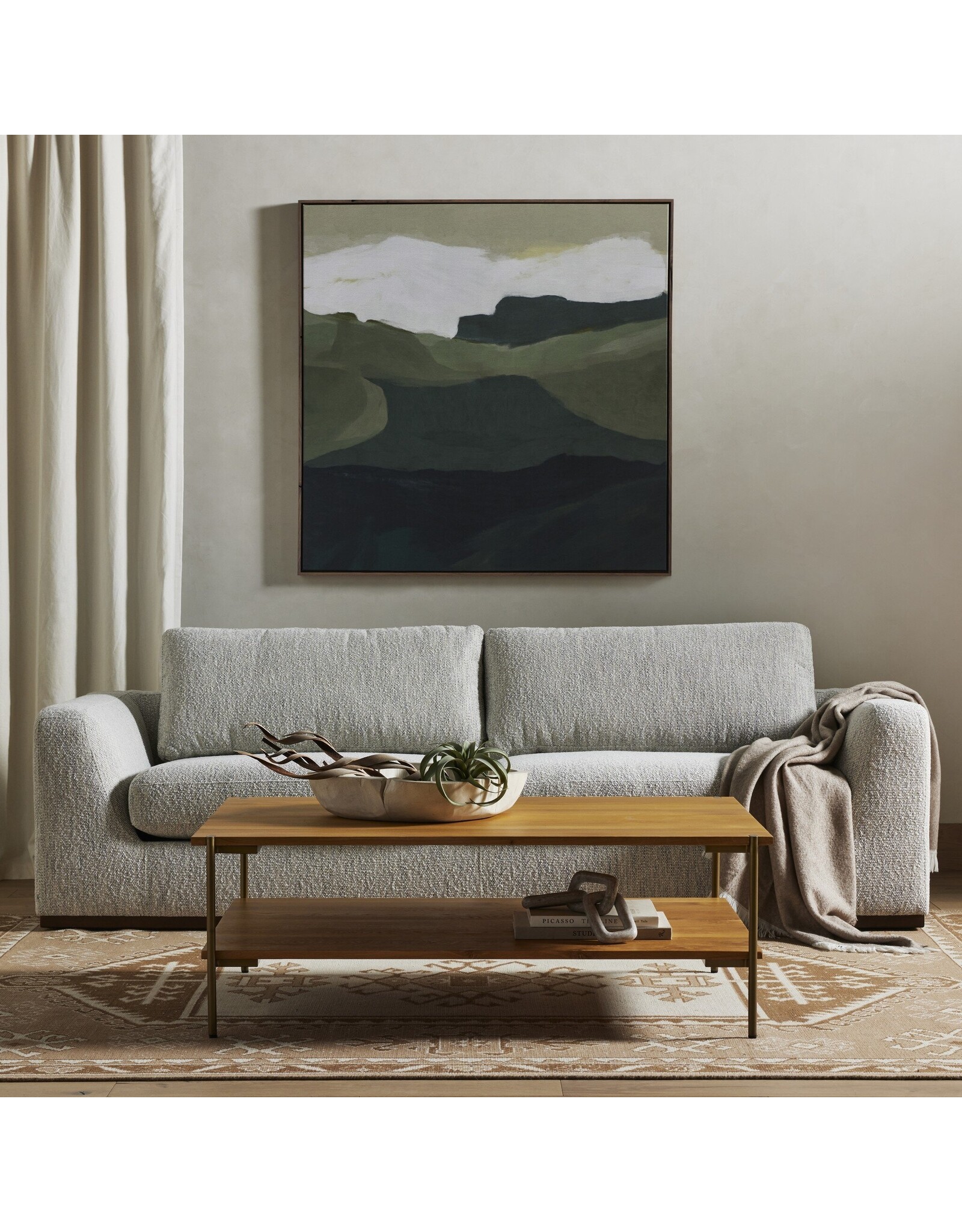 Colt Sofa in Merino Cotton-98"