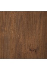 Paden Dining Table, Seasoned Brown Acacia
