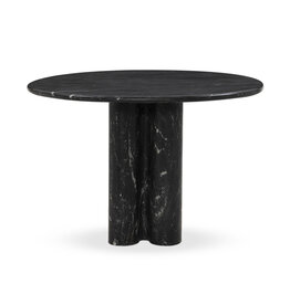 Oric Bistro Table, Black Marble