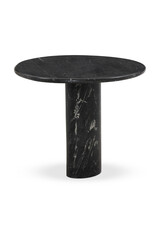 Oric Bistro Table, Black Marble