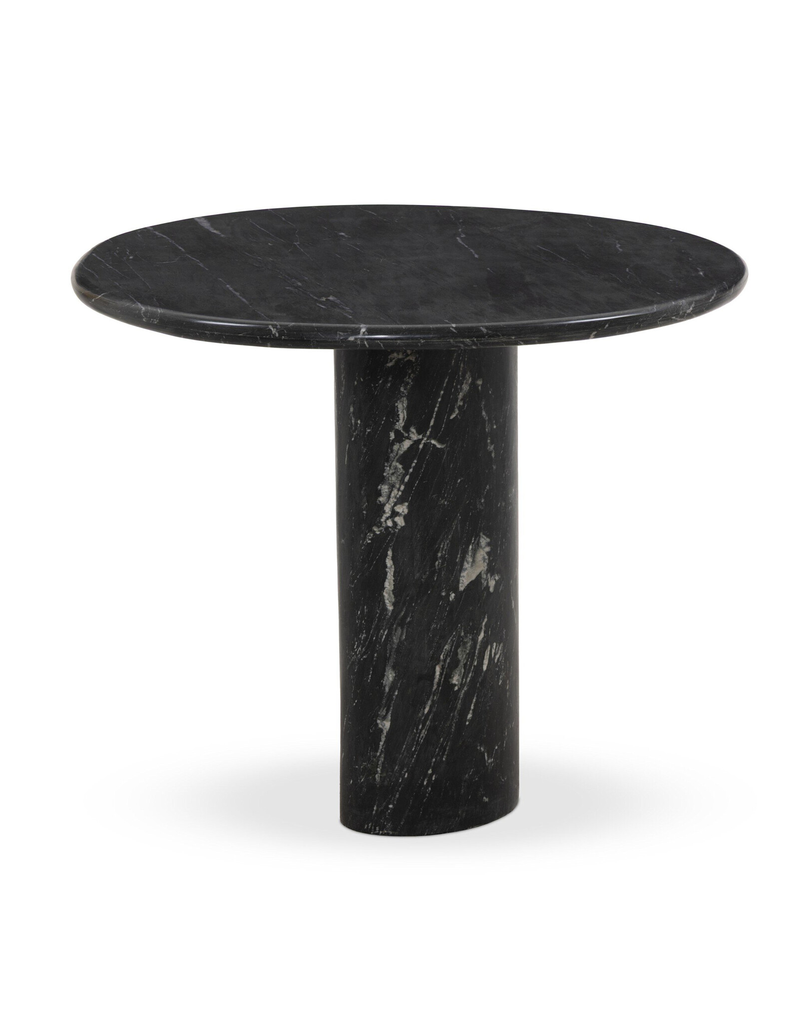 Oric Bistro Table, Black Marble