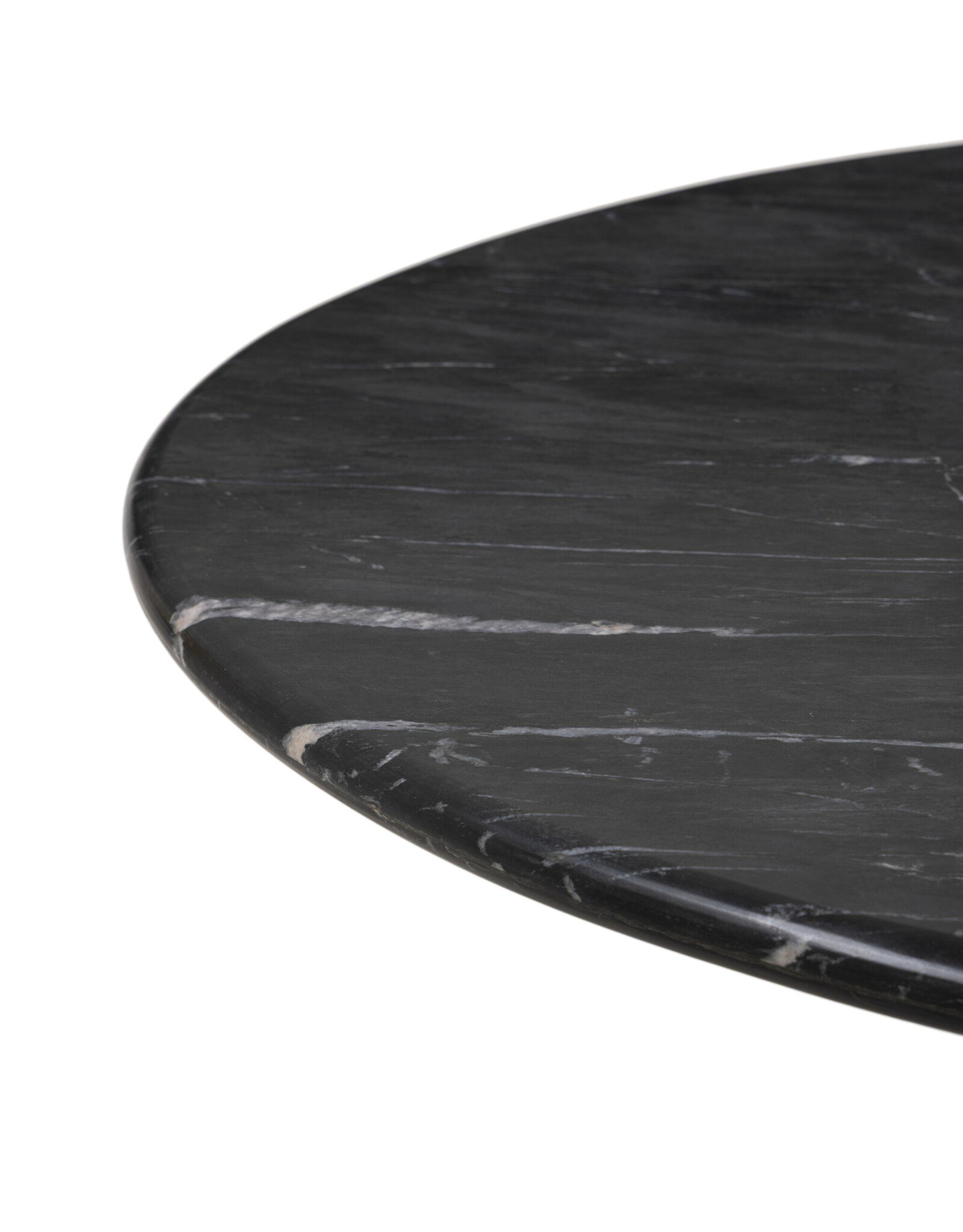 Oric Bistro Table, Black Marble