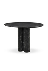 Oric Bistro Table, Black Marble
