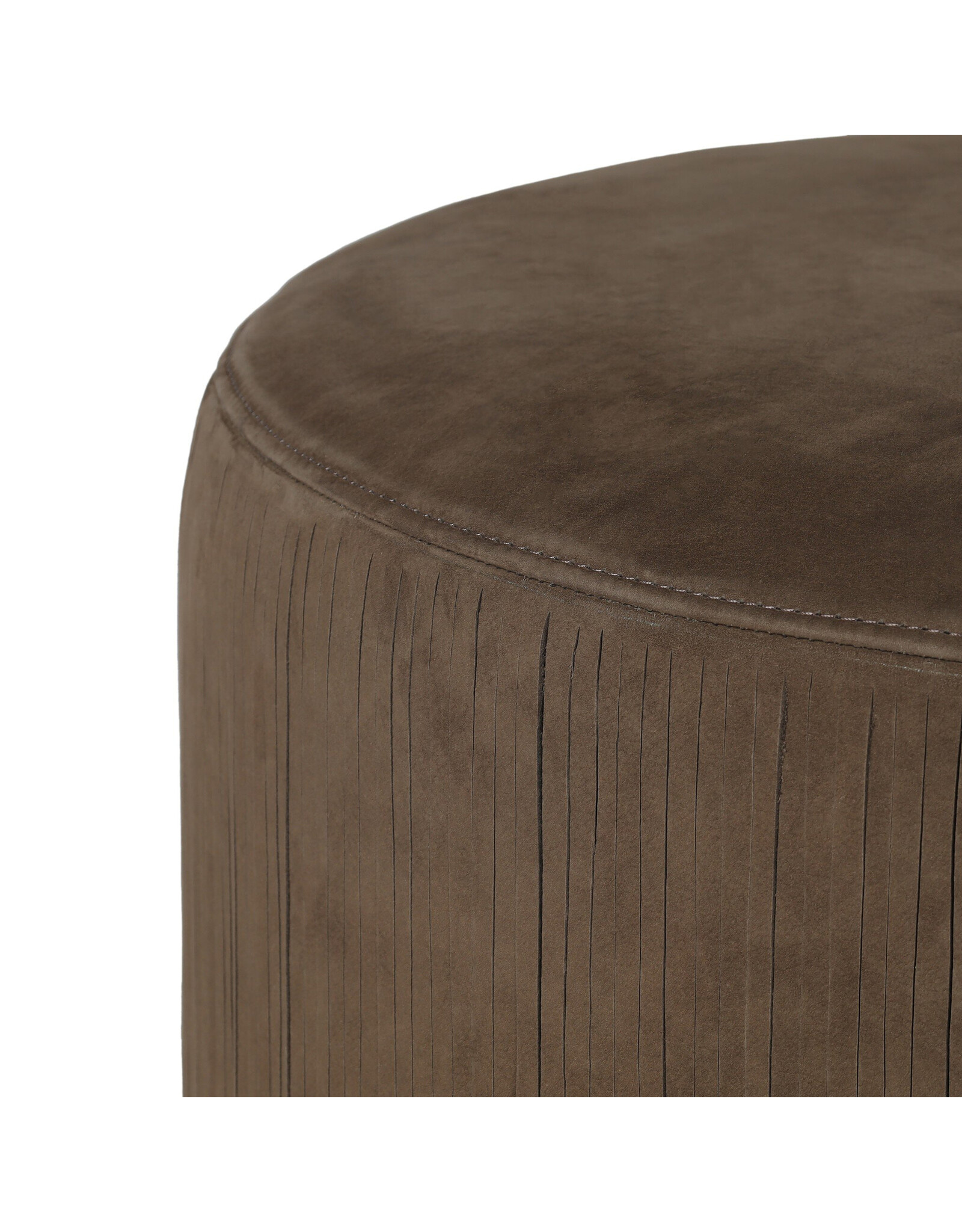 Rooney Ottoman, Nubuck Cigar