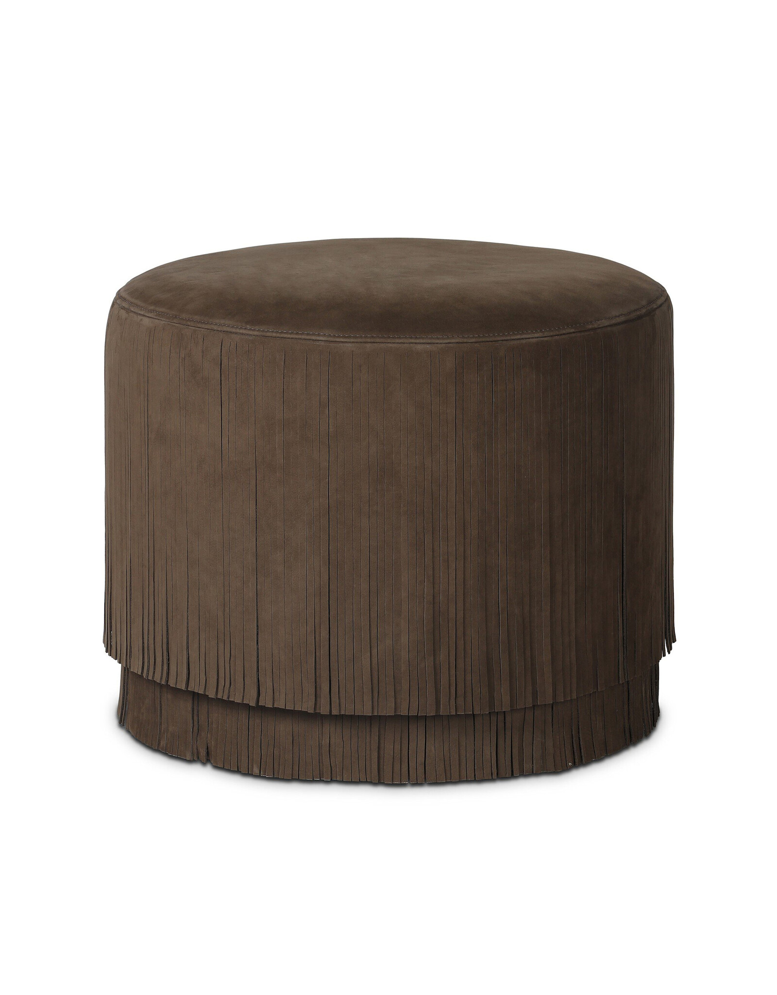 Rooney Ottoman, Nubuck Cigar