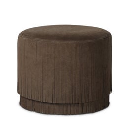 Rooney Ottoman, Nubuck Cigar