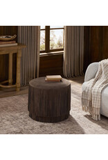 Rooney Ottoman, Nubuck Cigar
