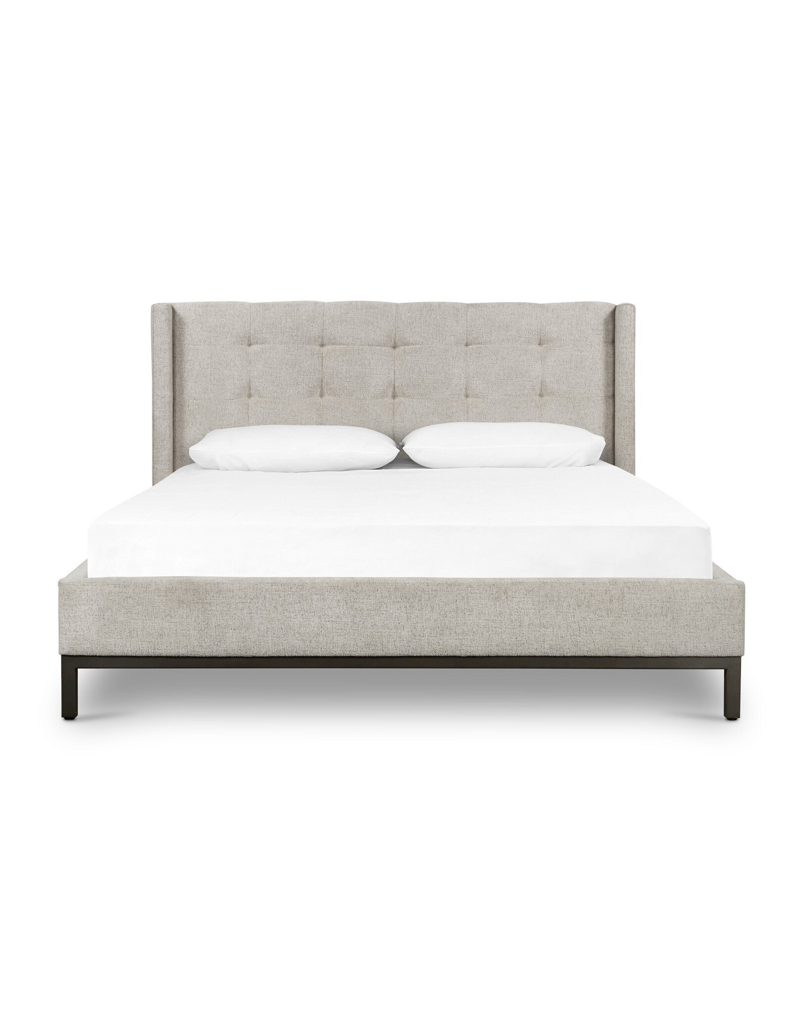 Newhall Bed in Plushtone Linen - Queen
