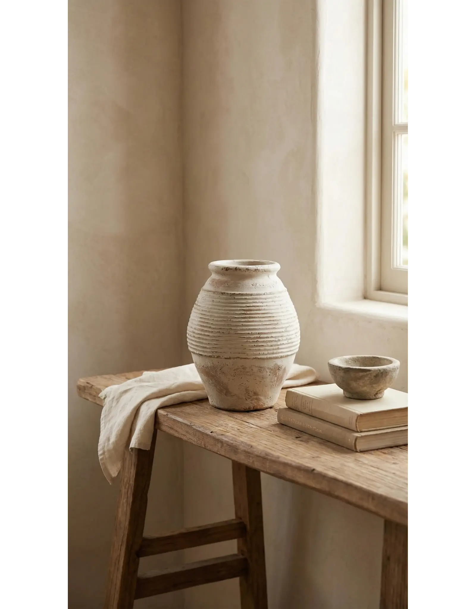 Terracotta Vase, Rustic Vintage Style - Toscana | Large