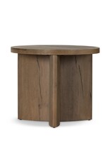 Toli End Table in Rustic Grey