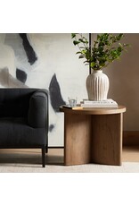 Toli End Table in Rustic Grey