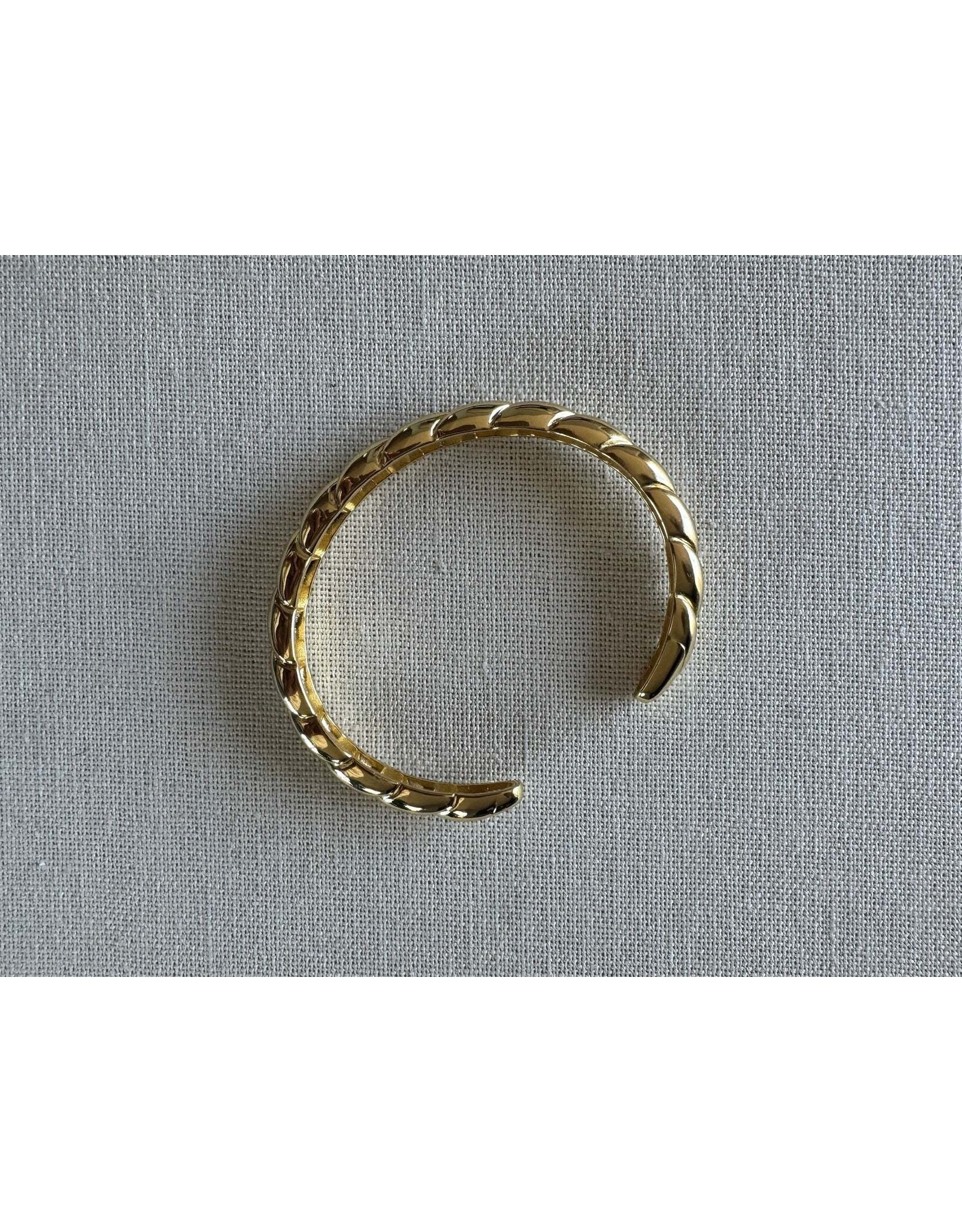 Quilted Open Bangle