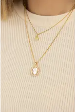Pearl Image Necklace, Jesus