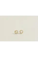 Zirconia Hoop Earrings
