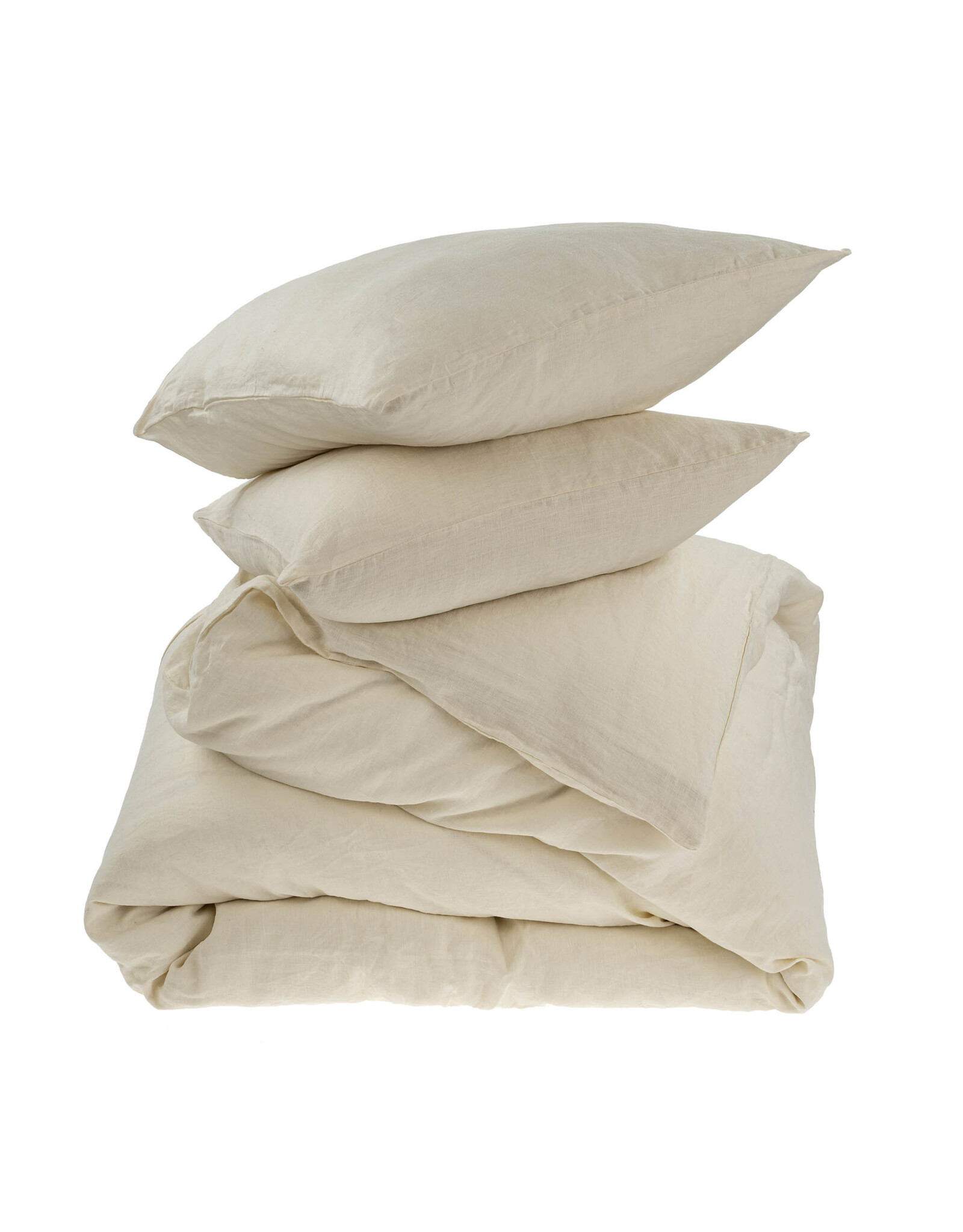 Reverie Linen Duvet Set - Ivory, Queen