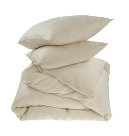 Reverie Linen Duvet Set - Ivory, Queen
