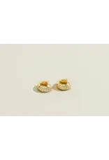 Bold Huggie Hoops, Small