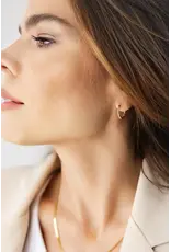 Hammered Thin Hoops